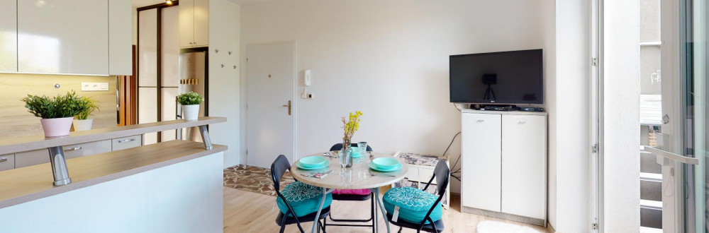 (PREDANÉ) Exkluzívna 2-Garsónka s balkónom a parkovacím miestom vo Vajnoroch za....